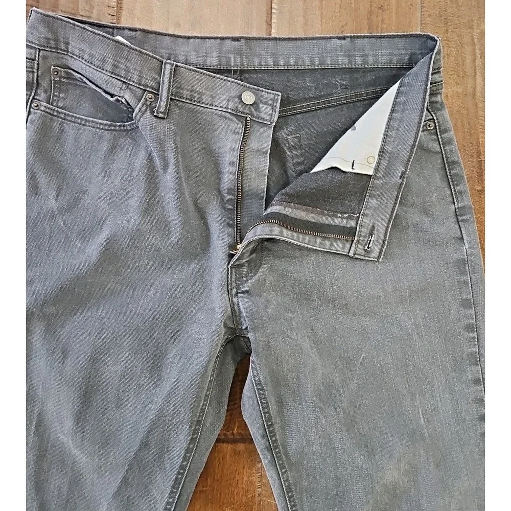 Levi Strauss 541 Jeans Men's 40 × 34 Regular Fit Gray Black Denim W36 L34 Levi's